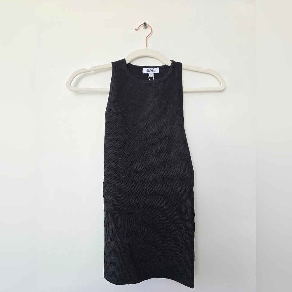 Black Open Back Tank